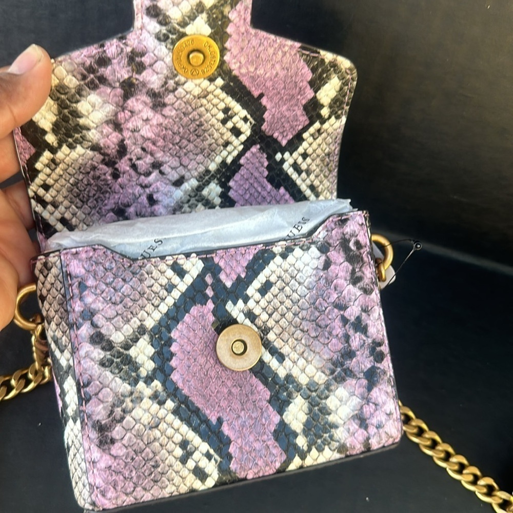 New GUESS Shenny Python Micro Mini Crossbody - Picture 8 of 9